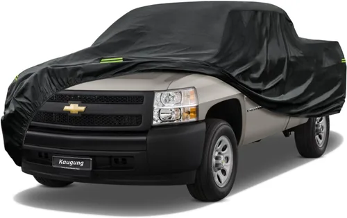 Vista 23 de Kaugung - Cubierta impermeable para camioneta, 7 capas resistentes, ajuste completo para Mitsubishi Raider 2006-2010, para todo clima, protección
