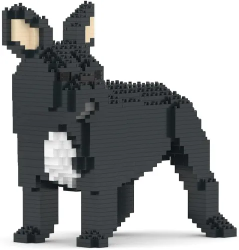 Vista 3 de JEKCA Bulldog francés 03S-M03 Bloques de construcción de plástico para perros Edad 14+