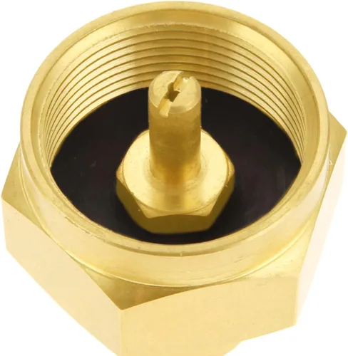Vista 5 de Adaptador de recarga de botella de gas propano de 1 libra con rosca NPT hembra de 1/4 de pulgada, tanque de 1 libra, conector de estufa de parrilla