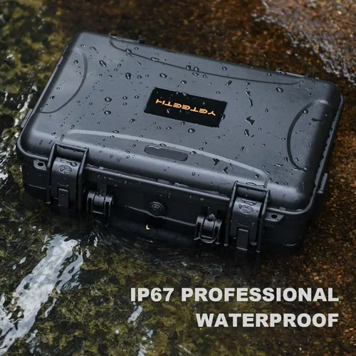Vista 4 de Estuche rígido para DJI Mini 4 Pro: IP67 Fundas de transporte impermeables para Mini 4/3 Pro/3 Drone Fly More Combo RC 2/RC Smart Controller Caja