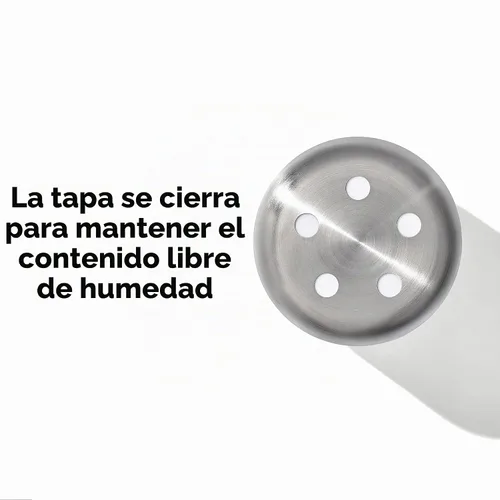 Vista 4 de OXO Good Grips - Juego de salero y pimentero de vidrio ajustable, 3.5 oz cada uno, transparente