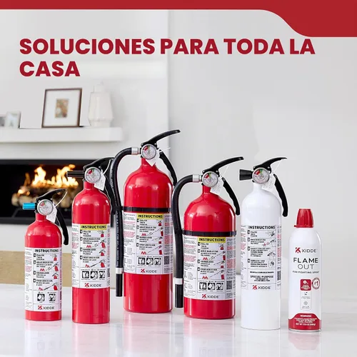 Vista 13 de Kidde, FA110G, Extintor multiusos para casa, oficina, dormitorio, residencial, 1A10BC