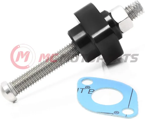 Vista 2 de MC MOTOPARTS CNC ajustable HP Manual Cam cadena tensor compatible con DRZ 250 01-07 02 03 04 05 06 (negro)