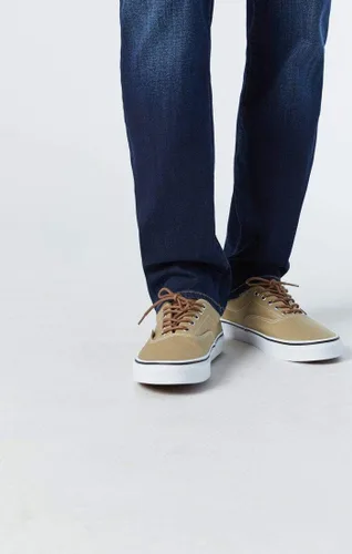Vista 8 de Mavi Jeans Mens Zach ascenso Regular pierna recta en azul negro Williamsburg