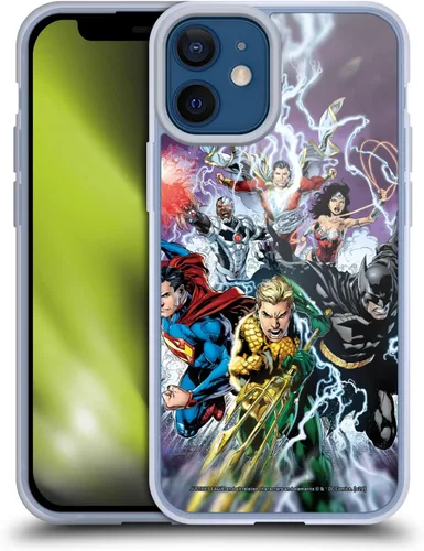 Vista 100 de Head Case Designs Funda de gel con licencia oficial de la Liga de la Justicia DC Comics #10 Darkseid War Comic Book Cover