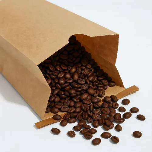 Vista 3 de AwePackage 1/2 Lb (8 oz) Kraft Paper Bag (PLA Liner, 50) Tin Tie Coffee Bag
