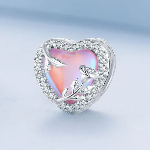 Vista 80 de Abalorios de plata de ley para pulseras, collares, familia para siempre, circonita cúbica, regalo de joyería para mujeres