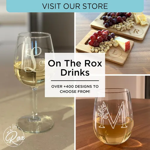 Vista 7 de On The Rox Drinks Corgi B*tts Drive Me Nuts - Juego de 2 copas de vino sin tallo para amantes de Corgi, decoración de Corgi, Cosas de Corgi, copa