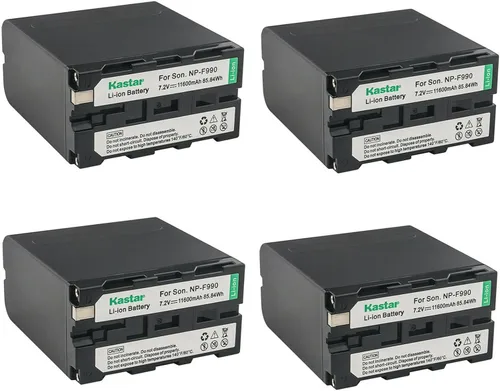 Vista 6 de Kastar Batería NP-F990 de repuesto para cámara cinematográfica profesional 4K Z Cam E2 E2-M4, Z Cam E2-S6 Super 35 6K, Z Cam E2-F6 de fotograma