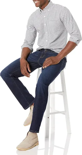 Vista 4 de Tienda Essentials Mens Straight-Fit Stretch Jean
