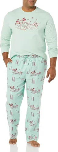 Vista 18 de Amazon Essentials Disney Marvel Star Wars Conjunto de pijama de franela para hombres 2 piezas Marvel Capitán América