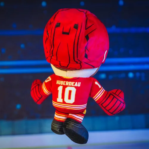 Vista 8 de Bleacher Creatures Calgary Flames Jonathan Huberdeau - Peluche sentado de 8 pulgadas de la NHL Kuricha - Superestrella de la NHL inspirada en Chibi