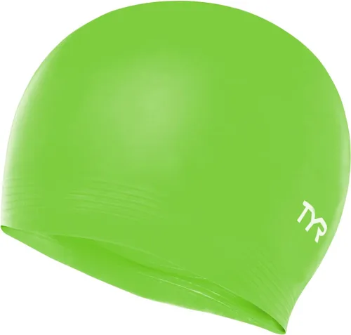 Vista 14 de TYR Gorro de natación de látex para adultos para mujeres y hombres, sombrero de natación de entrenamiento y recreación con una construcción de látex