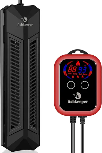 Vista 8 de Fishkeeper Calentador de acuario, calentador de tanque de peces de 300 W para 40-80 galones