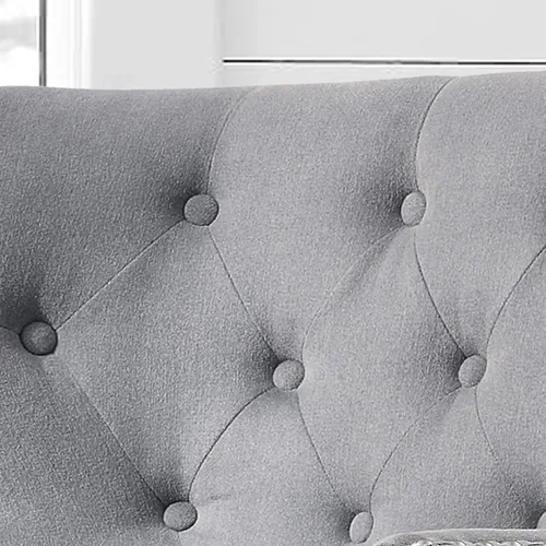 Vista 6 de Rosevera Silla decorativa con juego otomano, sillón tapizado moderno de mediados de siglo para sala de estar o dormitorio, cómoda silla de lectura