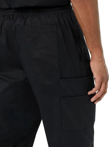 Vista 5 de Tienda Essentials Pantalón médico elástico con cordón en la cintura para hombre