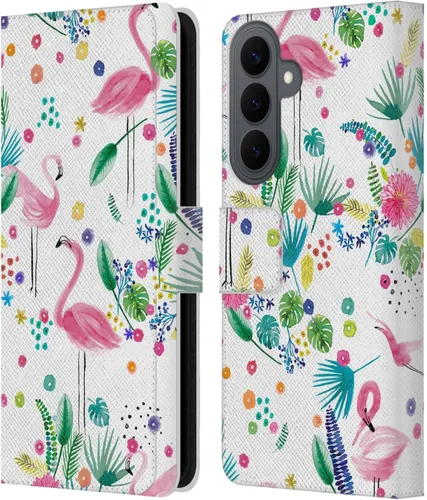 Vista 38 de Head Case Designs Officially Licensed Ninola Brushstrokes Black Summer Patterns Leather Wallet Case Compatible with Samsung Galaxy A07 4G