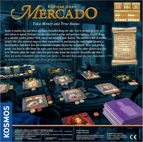Vista 2 de Thames & Kosmos Mercado A Family Juego de mesa 2-4 jugadores 30 minutos Pujas Altamente interactivo