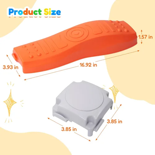 Vista 6 de Kids Balance Beam and Stepping Stones, 8 Pcs Toddler Balance Beam, Non-Slip Plastic Stepping Stones, Sensory Toys for Toddlers, Kids,Active Play for
