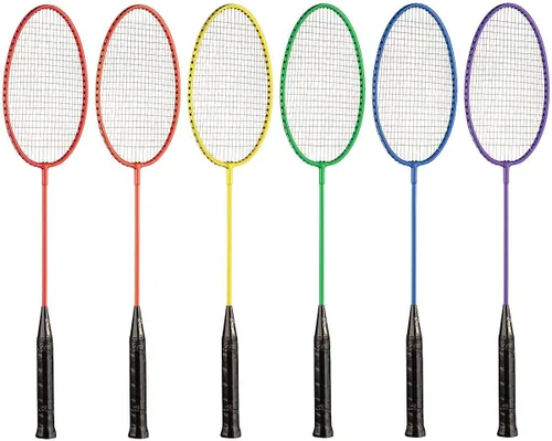 Vista 2 de Champion Sports 26" Twin Shaft Badminton Racket with Nylon Coated Steel Strings