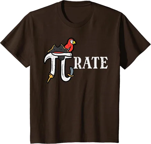Vista 79 de Pirate Pi Funny Math Pie Halloween Disfraz Maestro Hombres Mujeres Camiseta Asphalt Grey