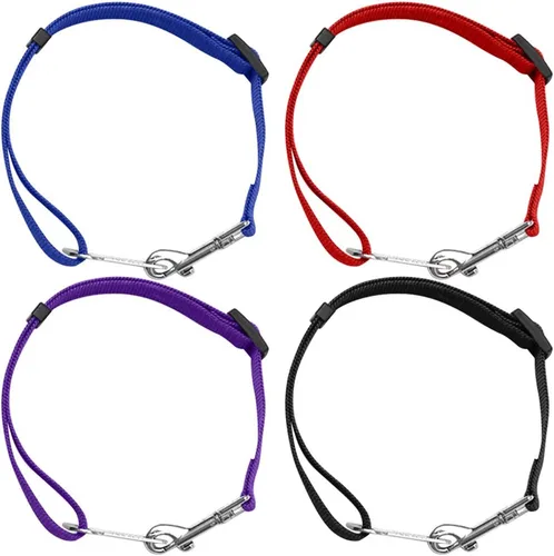Vista 2 de YuCool Cinturón de seguridad para perro, juego de 4 piezas de cinturones de seguridad ajustables para vehículos de nailon para mascotas, arnés