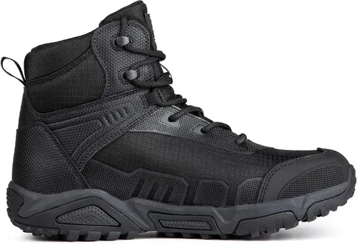 Vista 3 de FREE SOLDIER Mens Waterproof Hiking Boots Lightweight Work Boots Military Tactical Boots Durable Combat Boots