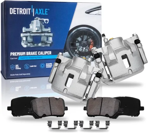 Vista 36 de Detroit Axle - Kit de freno trasero para Ford Fusion Lincoln MKZ Zephyr Mazda 6 Mercury Milan, repuesto de pastillas de freno de cerámica