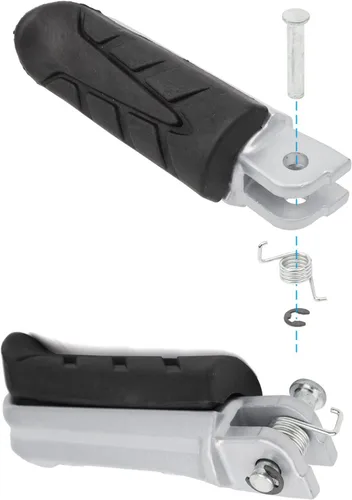 Vista 3 de Minho Estriberas Delanteras Reposapiés de Motocicleta para Honda MSX125 CBR600 CB400 FM/FNCBR 1000 FP/FR/FS CBR1000 CB250 XL125 Reposapiés