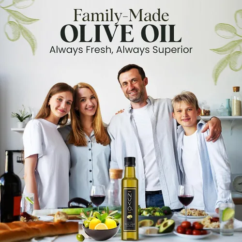 Vista 7 de Nuvo Aceite de oliva virgen extra Meyer con infusión de limón alto polifenol prensado en frío con limón orgánico cosecha temprana AOVE galardonado