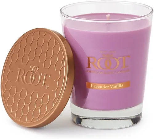 Vista 10 de Root Candles Velas Aromáticas Mezcla de Cera de Panal Vela Artesanal Premium, Veriglass Pequeño, Limón y Bergamota