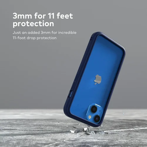 Vista 2 de RhinoShield CrashGuard NX - Funda protectora de diseño delgado absorbente de golpes compatible con iPhone 13 Pro Max, protección contra caídas de 11