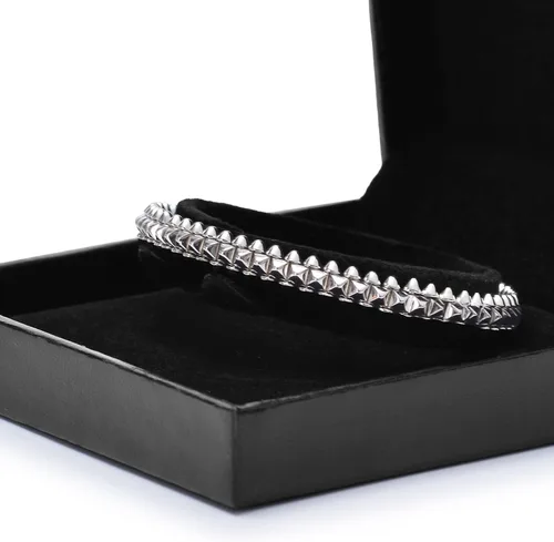 Vista 5 de Oirlv - Caja de pulsera/brazalete negro, vitrina de joyería para aniversario