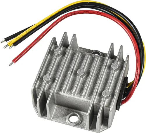 Vista 5 de HQRP Convertidor descendente CC-CC de 24 V a 12 V 10 A 120 W, adaptador de fuente de alimentación compatible con carrito de golf Club Car, tira