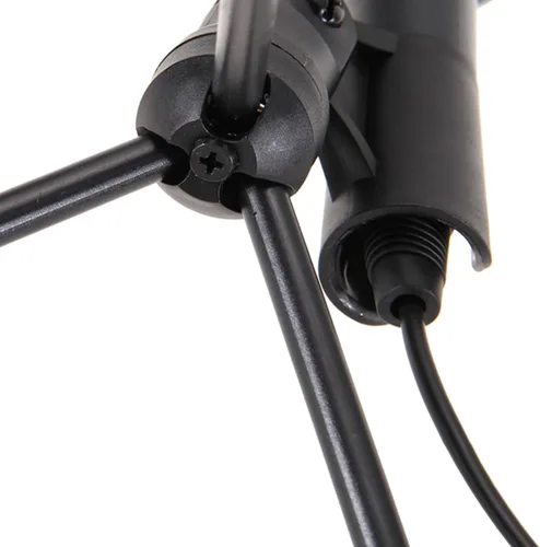 Vista 7 de SF-920 Micrófono de condensador profesional de 0.138 in con cable Micrófono capacitivo de estudio con soporte de trípode para PC de escritorio