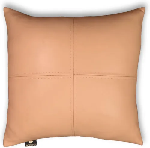 Vista 105 de Funda de almohada de cuero de cordero 100% cuero de cordero – Funda de cojín para sofá – Fundas decorativas para sala de estar y dormitorio, cuero