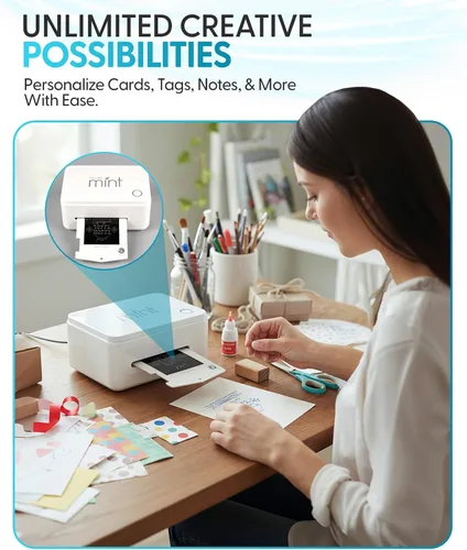 Vista 6 de Kit de sellos y botellas de tinta Silhouette Mint