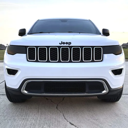 Vista 6 de SlickMod Vinilo PreCortado Tinta de Humo para Faro y Antiniebla de Jeep Grand Cherokee 2014-2021 (1. Faro, 20 por ciento de Humo Oscuro)