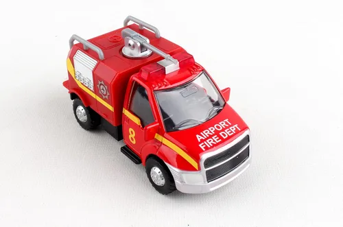 Vista 2 de Daron Lil Truckers Airport FIRE Camión, Rojo