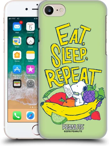 Vista 36 de Head Case Designs Funda rígida con licencia oficial de Peanuts Charlie y Snoopy Naturally Sweet compatible con Apple iPhone 7/8/SE 2020 y 2022