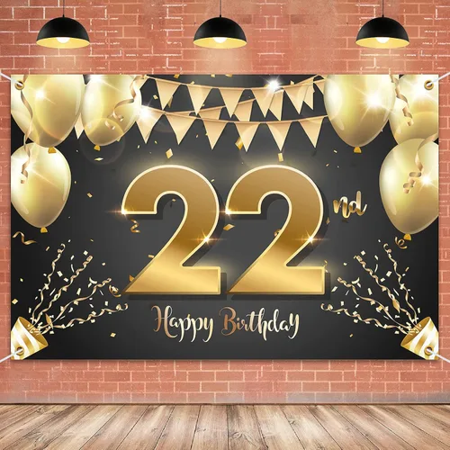 Vista 17 de HAMIGAR Fondo de pancarta de feliz cumpleaños número 10 de 6 x 4 pies, decoraciones de cumpleaños de 10 años, suministros de fiesta para niñas