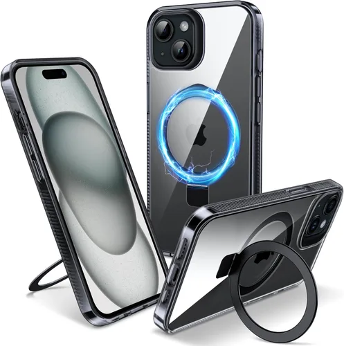 Vista 20 de Funda magnética para iPhone Air – [Soporte invisible integrado] [Compatible con MagSafe] [Protección contra caídas de grado militar] Cubierta