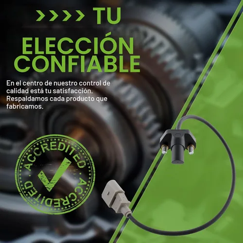 Vista 7 de 07K906433B Sensor de posición del cigüeñal compatible con Volkswagen Jetta 2005-2014 5 cilindros 2.5L motor compatible con Golf 2010-2014 compatible