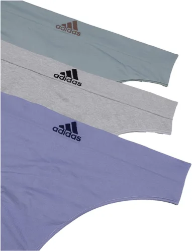 Vista 2 de adidas Tanga sin costuras para mujer, paquete de 3