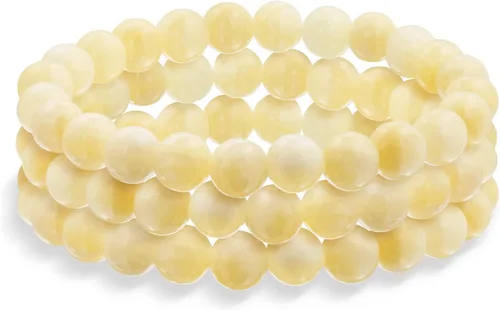 Vista 54 de Bling Jewelry Juego de 3 pulseras elásticas unisex apilables con cuentas redondas de 0.315 pulgadas para mujeres, adolescentes y hombres, multihebra
