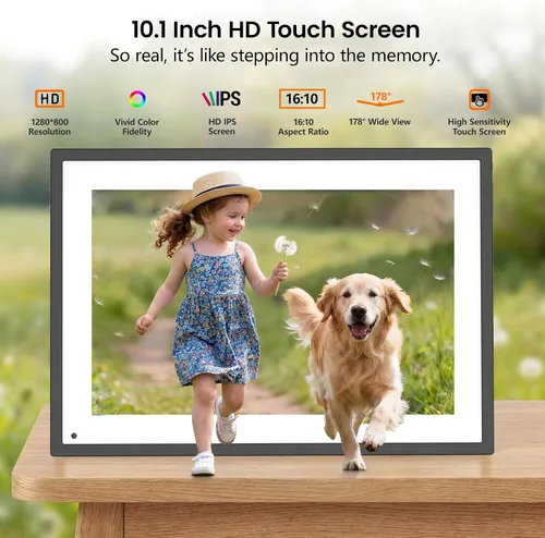 Vista 8 de Calendario digital de 10.1 pulgadas, regalo para madre, persona y familia, planificación de horarios, pantalla táctil interactiva, agenda diaria