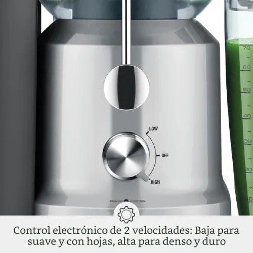 Vista 3 de Breville BJE430SIL Juice Fountain Cold, 70 fl oz (2.1 L), Silver