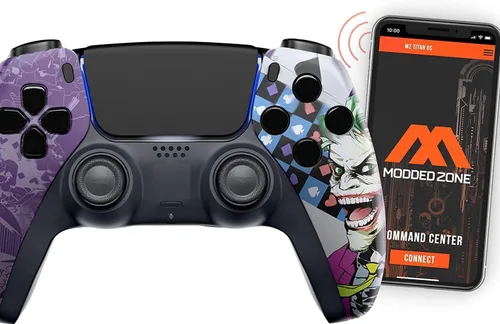 Vista 12 de MODDEDZONE Custom Rapid Fire, Anti Recoil, Macros MODDED Wireless Controller for PS5 & PC - Unique Smart Mods for ps5 controller controlled by the