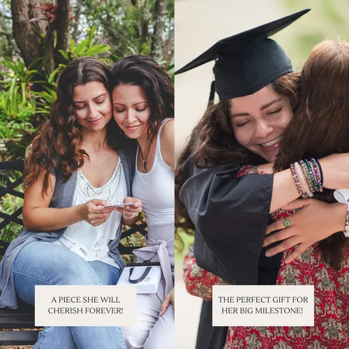 Vista 8 de Graduation Gifts for Her Daughter Congrats Grad Necklace Pearl 18 Inches