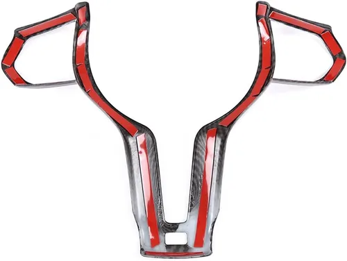 Vista 6 de TINKI Cubierta de botón para volante de automóvil, ajuste para BMW F20 F21 F22 F23 F30 F32 F33 F34 F36 F39 F15 F16 F80 F85 F86 M - Accesorios Fibra